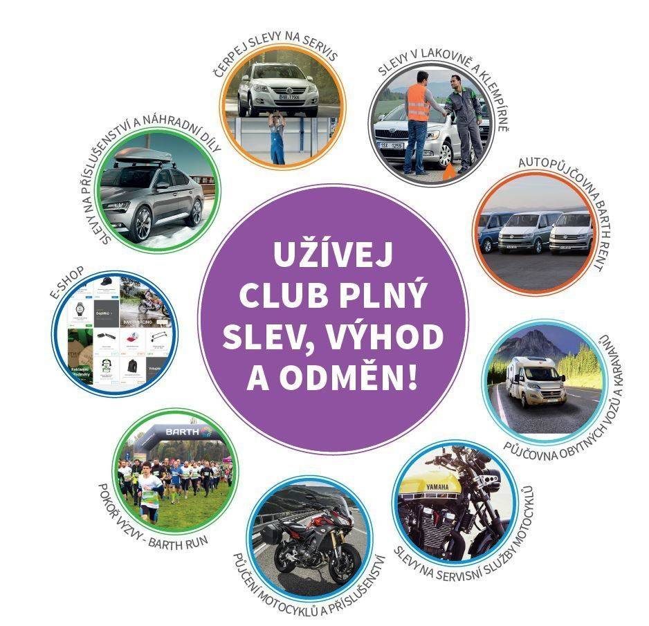 BARTH Club - slevy a výhody pro naše zákazníky