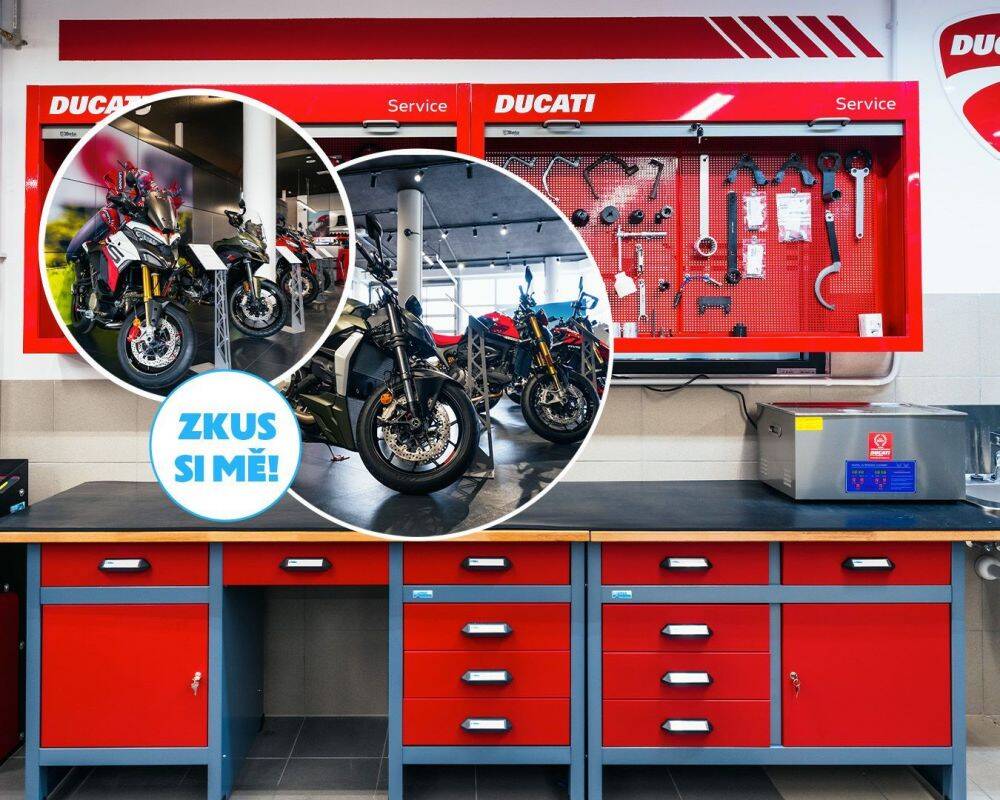 Otestuj u nás novou Ducati ZDARMA
