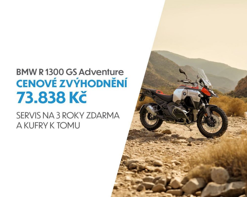 Boční kufry zdarma k nové objednávce BMW Motorrad