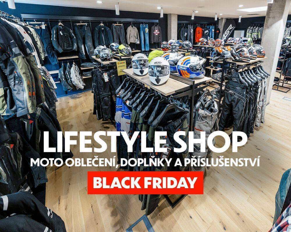 LIFESTYLE SHOP - JEDINEČNÉ MÍSTO PRO VŠECHNY MOTORKÁŘE