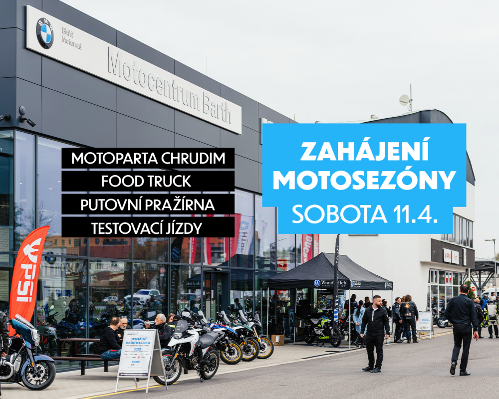 Zveme tě na velkolepé zahájení motosezóny 2026 v Motocentru BARTH!