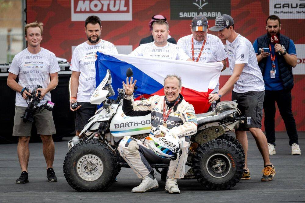 Čtyřkolkář Tůma z týmu BARTH Racing je nejlepším Čechem Dakaru: Splnil se mi sen!