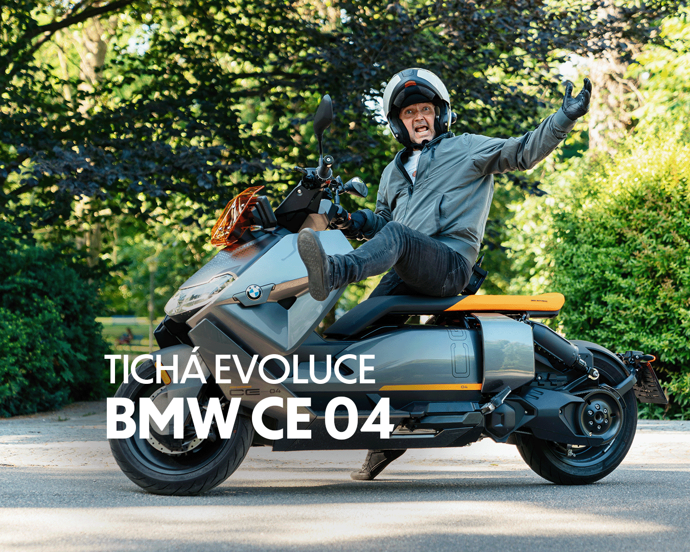 MOTOBARTHOVINY | Tichá evoluce BMW CE 04