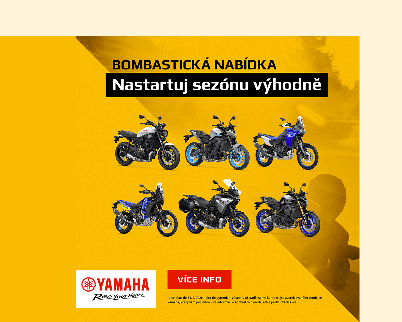 Bombastická nabídka Yamaha: zlevněné modely a příslušenství v ceně