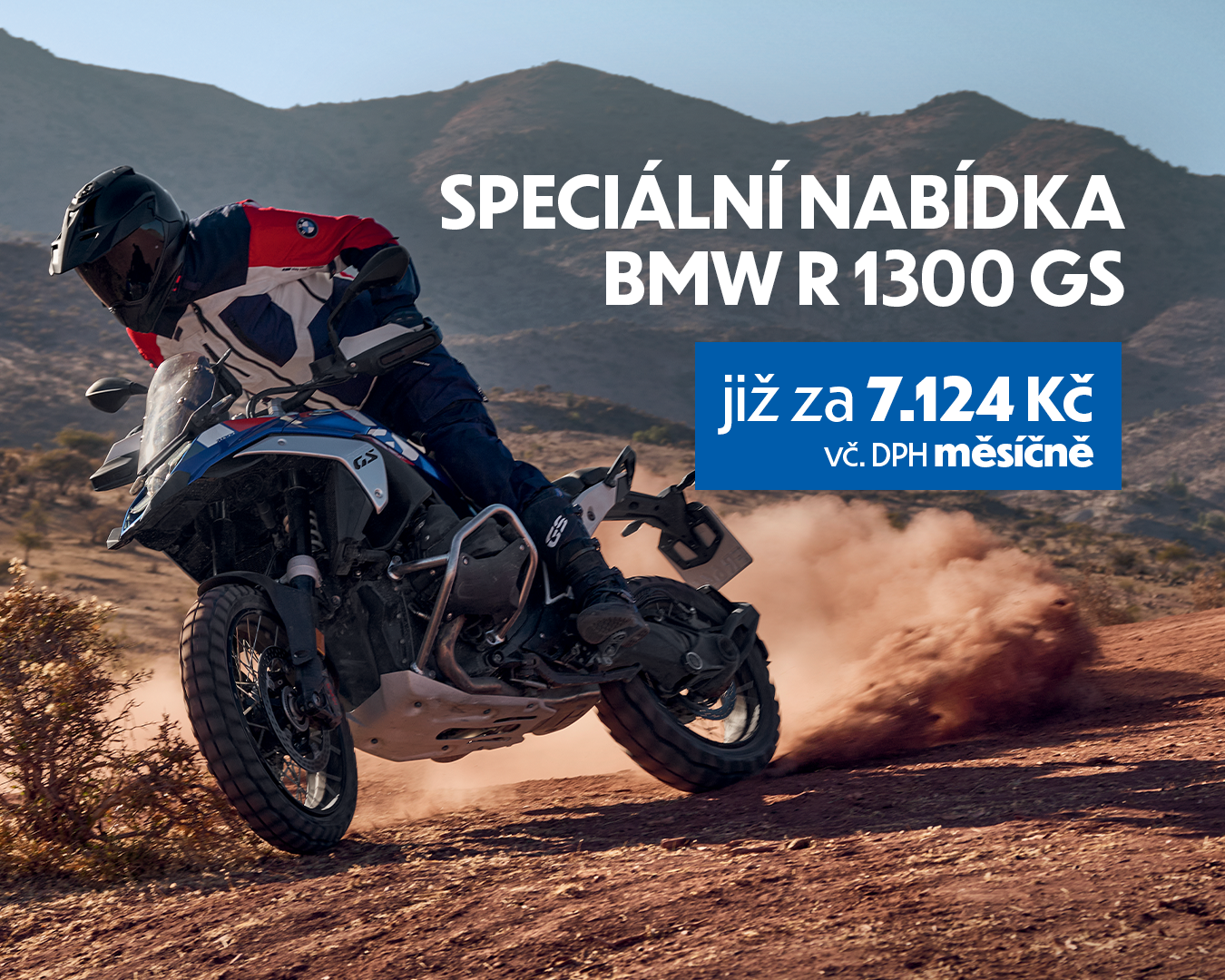 Nové BMW R 1300 GS již za 7.124 Kč 