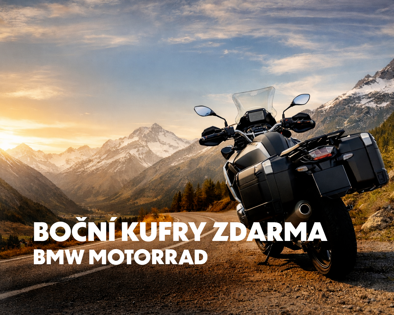 Boční kufry zdarma k nové objednávce BMW Motorrad