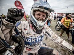 Závodníci projeli cílem letošní jubilejní 40. Rallye Dakar. 
