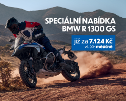 Nové BMW R 1300 GS již za 7.124 Kč 