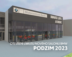 Stavíme pro vás nejmodernější salon BMW Motorrad!