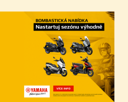 Bombastická nabídka Yamaha: skútry s kufrem zdarma, slevou i příslušenstvím v ceně